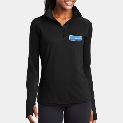 Blue Badger - Ladies Sport Wick ® Stretch 1/4 Zip Pullover Thumbnail